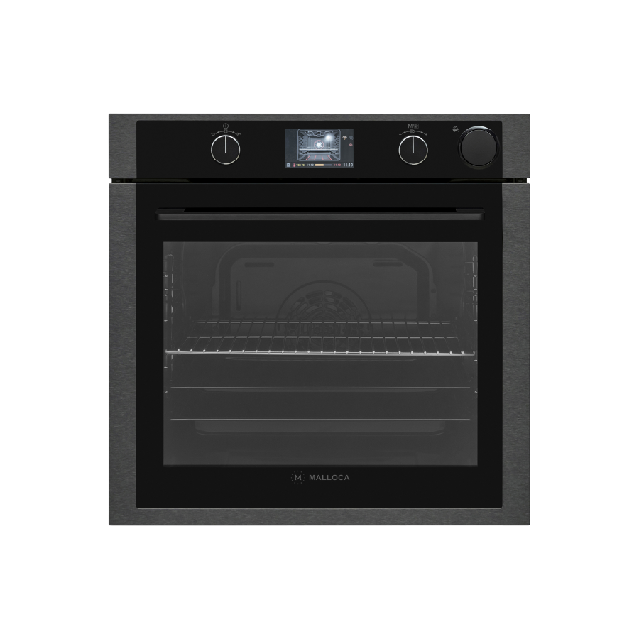 Lò nướng âm tủ 60 cm bù ẩm thủy phân dung tích 75L Malloca MSOA75TFT