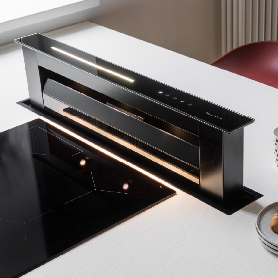 Máy hút mùi âm bàn Downdraft 90 cm Malloca DOWNDRAFT K900BM