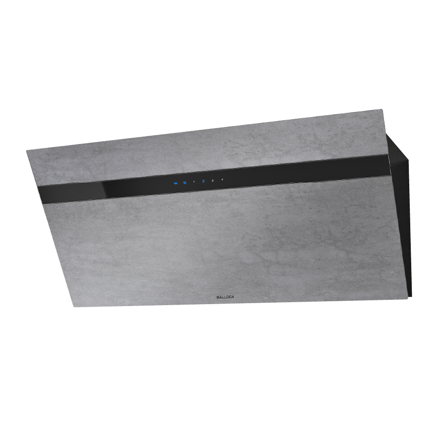 Máy hút mùi áp tường dạng nghiêng 90 cm Malloca VITA V13GRES