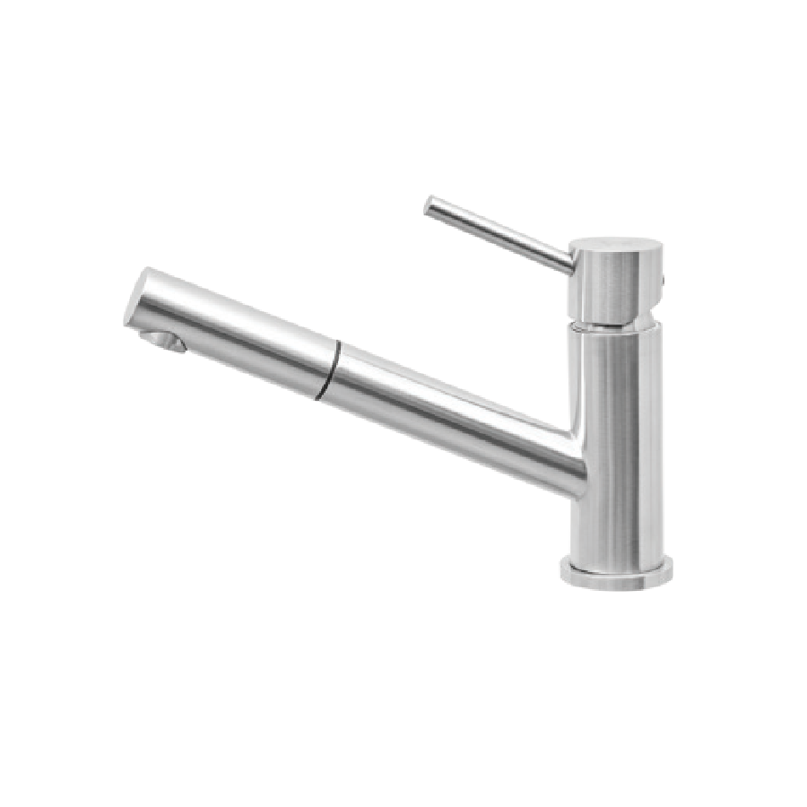 Vòi rửa chén nóng lạnh dây rút Inox 304 Malloca K110SS