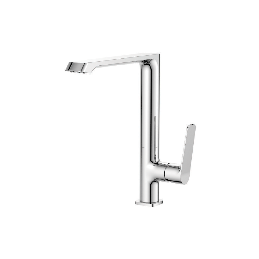 Vòi rửa chén nóng lạnh đồng thau Chrome Malloca K82C