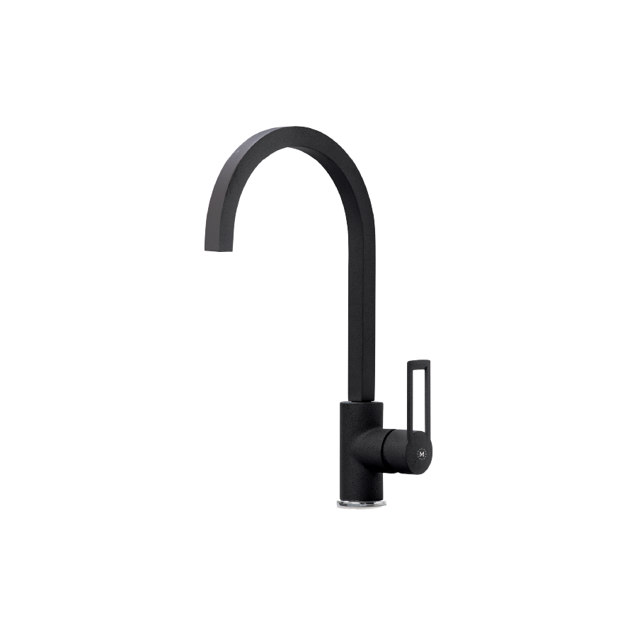Vòi rửa chén nóng lạnh đồng thau sơn phủ Malloca MF040