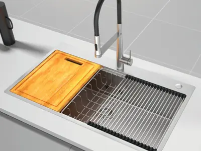 Chậu Inox Hafele WS R10 HS24-SSN1S-8650