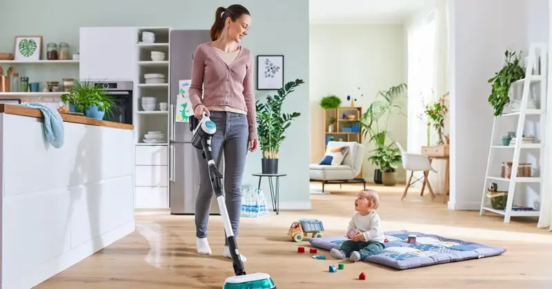 Tích hợp hút bụi và lau nhà trong một thiết bị: Unlimited ProHygienic Aqua.