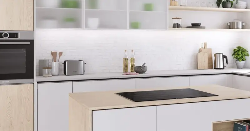 Bếp từ và bếp điện từ.