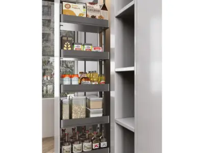 Rổ tủ đồ khô cánh kéo Utensio Plus H2 504.68.390
