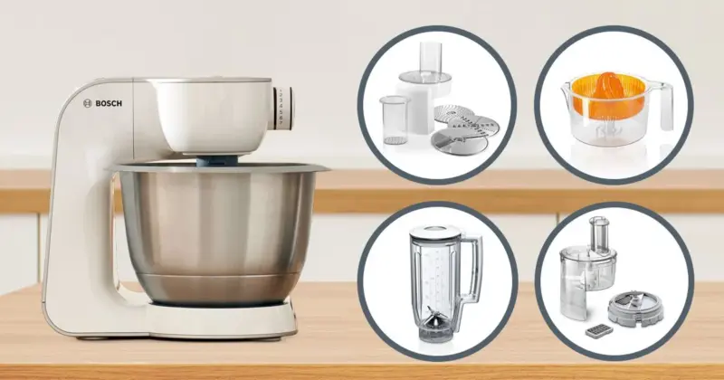 Lắp phụ kiện đi kèm. Nhân đôi khả năng xay.