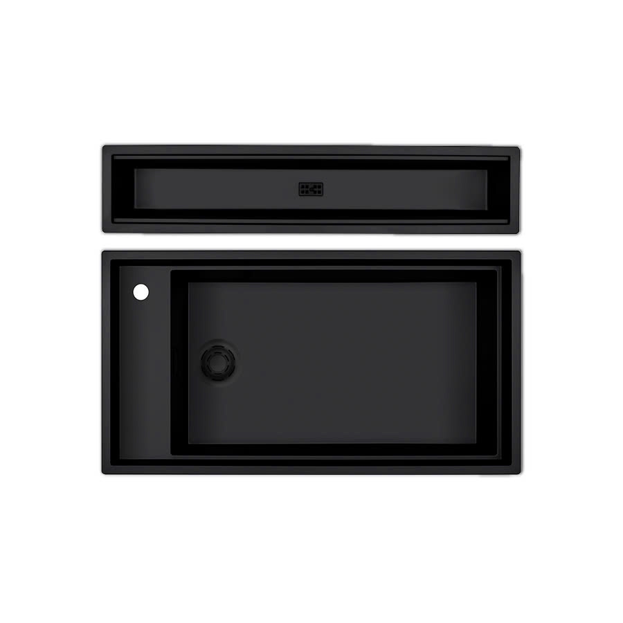Chậu rửa chén đá Granite 1 hố kích thước 86 cm Malloca MYSTK86SK86L