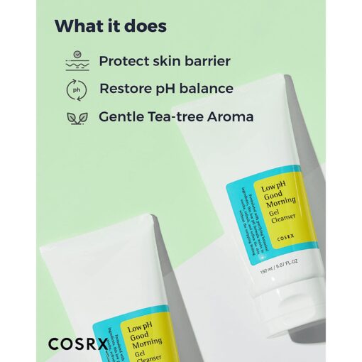 Sữa Rửa Mặt Cosrx Low Ph Good Morning Gel Cleanser 150Ml