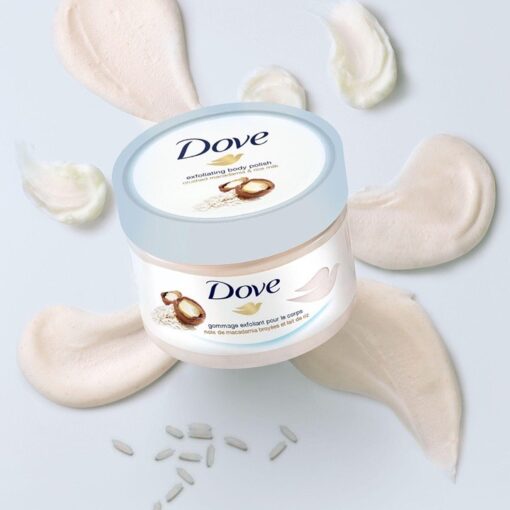 Tẩy Da Chết Dove Creme Dusch Peeling 255Ml Hương Macca