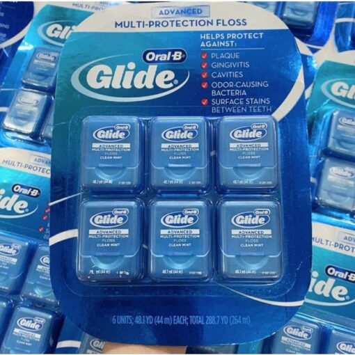 Chỉ Nha Khoa Oral-B Glide Advanced Multi-Protection Floss 44M Vỉ 6 Hộp