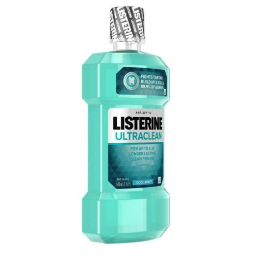 Nước Súc Miệng Listerine Ultraclean Antiseptic Cool Mint 1500Ml