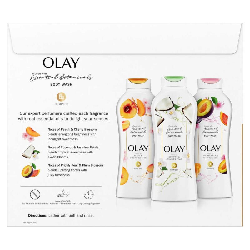 Sữa Tắm Olay Essential Botanicals 700ml Hương Quả Mận Và Lê Gai