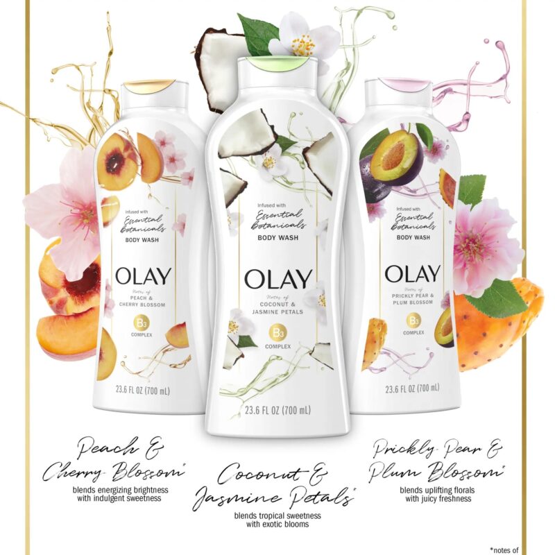 Sữa Tắm Olay Essential Botanicals 700ml Hương Quả Mận Và Lê Gai