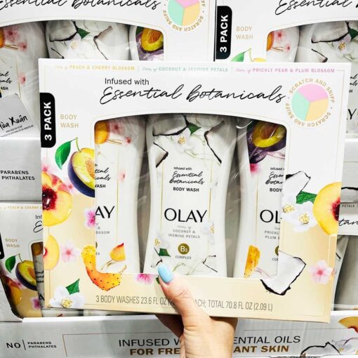 Sữa Tắm Olay Essential Botanicals 700Ml Hương Quả Mận Và Lê Gai