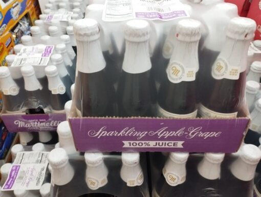 Nước Ép Táo Nho Martinelli’s Sparkling Apple-Grape 250Ml
