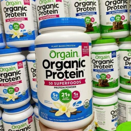 Bột Protein Orgain Organic Protein 50 Superfoods Hương Vanilla 1220G