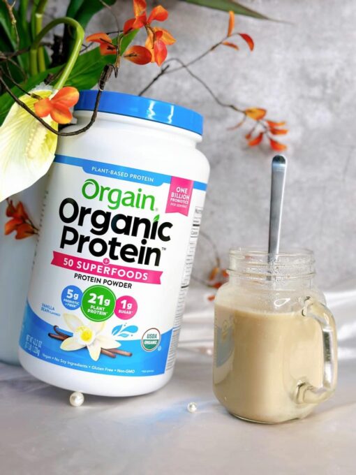 Bột Protein Orgain Organic Protein 50 Superfoods Hương Vanilla 1220G