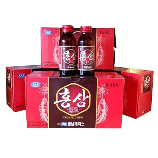 Nước Hồng Sâm Korean Red Ginseng Hàn Quốc 100Ml Hộp 10 Chai