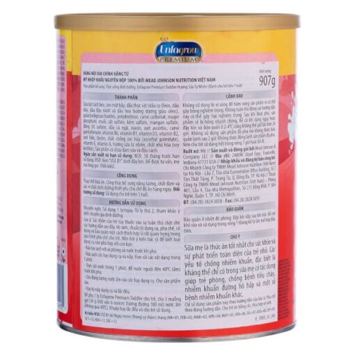 Sữa Bột Enfagrow Premium Toddler Nutritional Drink Non Gmo 907G Mỹ