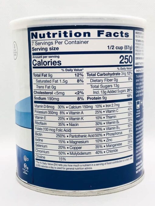Sữa Bột Ensure Mỹ Original Nutrition Powder 397G Hương Vanilla Mỹ