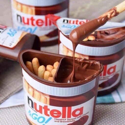 Bánh Que Chấm Socola Nutella &Amp; Go Hazelnut Spread Breadsticks Thùng 16 Gói