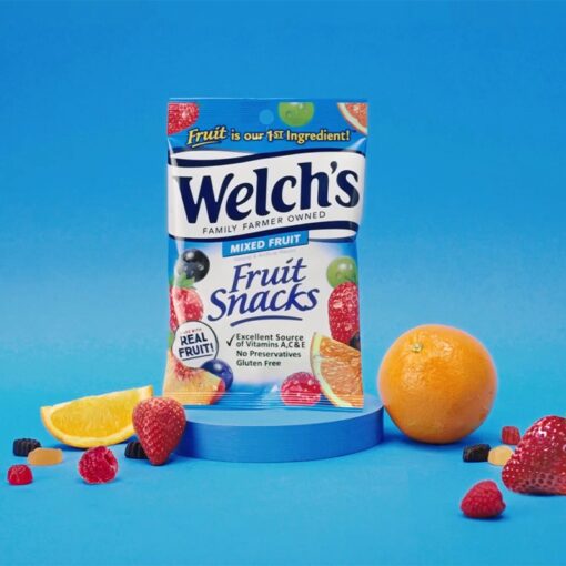 Kẹo Dẻo Trái Cây Welch’s Fruit Snacks Mixed Fruit Set 10 Gói