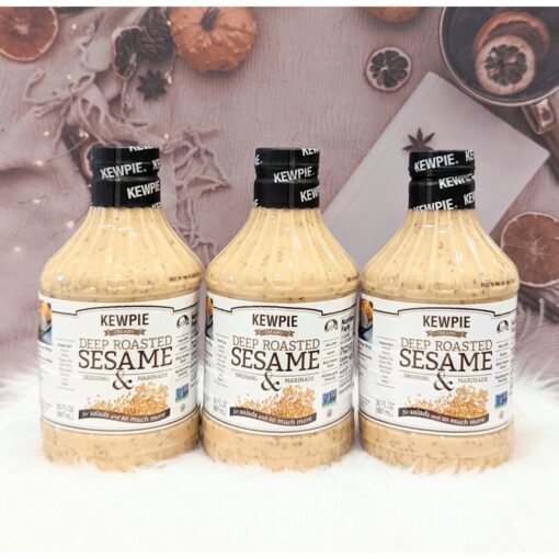 Sốt Mè Rang Kewpie Creamy Deep Roasted Sesame Dressing Marinade 887Ml