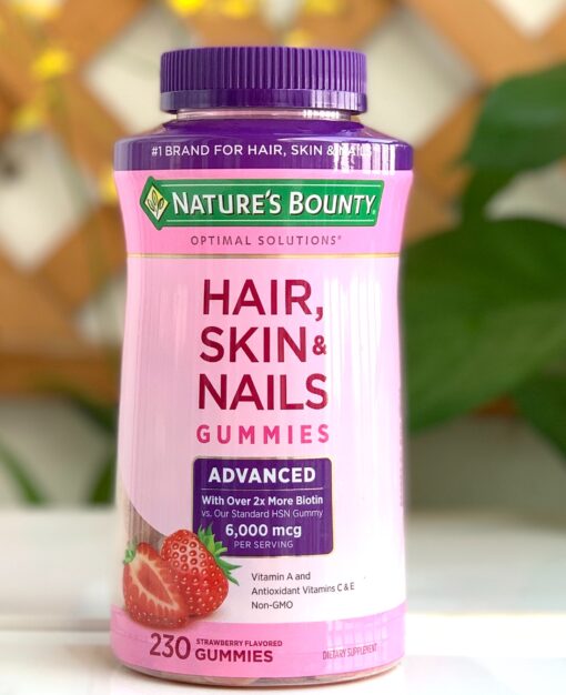 Kẹo Dẻo Nature’s Bounty Hair Skin Nail Gummies 230 Viên