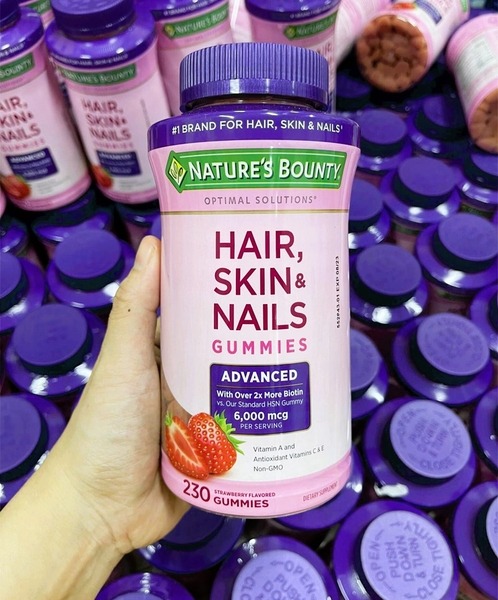 Kẹo Dẻo Nature’s Bounty Hair Skin Nail Gummies 230 Viên