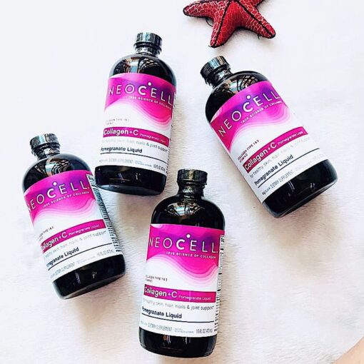 Nước Uống Neocell Collagen +C Pomegranate Liquid 473Ml Hương Lựu Đẹp Da