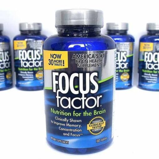 Viên Uống Focus Factor Nutrition For The Brain 180 Viên Hỗ Trợ Bổ Não