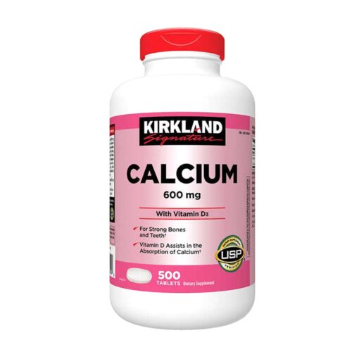 Viên Uống Kirkland Signature Calcium 600Mg 500 Viên Bổ Sung Canxi
