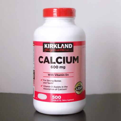Viên Uống Kirkland Signature Calcium 600Mg 500 Viên Bổ Sung Canxi