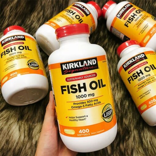 Viên Uống Kirkland Signature Fish Oil 1000Mg 400 Viên