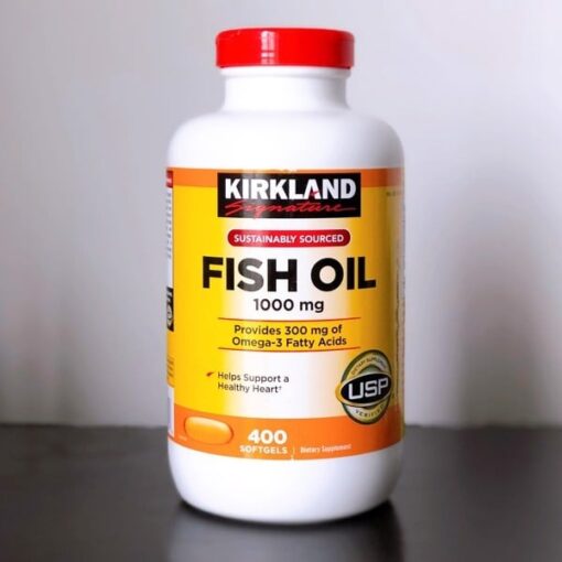 Viên Uống Kirkland Signature Fish Oil 1000Mg 400 Viên