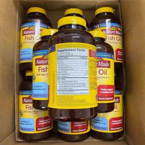 Viên Uống Nature Made Fish Oil 1200Mg 300 Viên