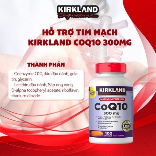 Viên Uống Kirkland Signature Coq10 300Mg 100 Viên