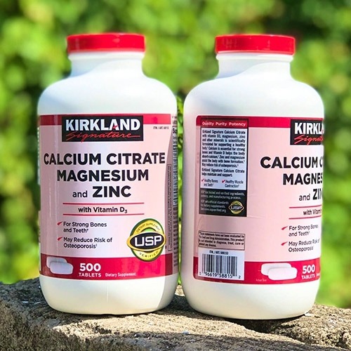 Viên Uống Kirkland Signature Calcium Citrate Magnesium &Amp; Zinc