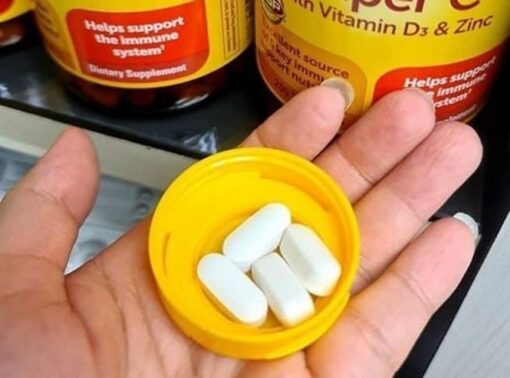 Viên Uống Nature Made Super C With D3 &Amp; Zinc