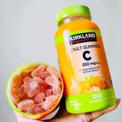 Kẹo Dẻo Kirkland Signature Adult Gummies Bổ Sung Vitamin C 250Mg 180 Viên Mỹ
